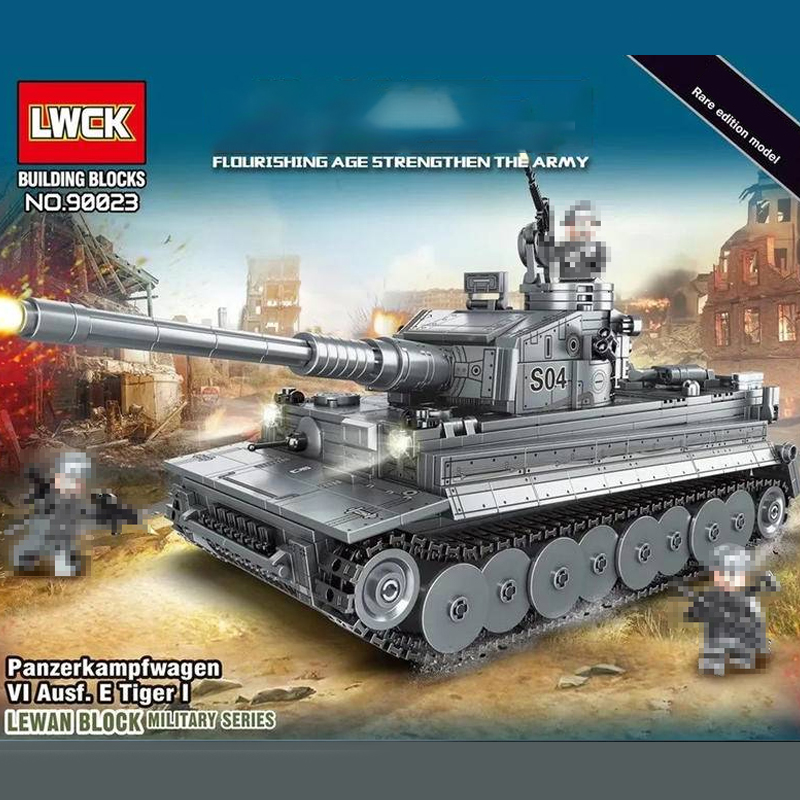 LWCK 90023 Flourishing Age Strengthen The Army Panzerkampfwagen Tiger Ausfuhrung E 1 - KAZI Block