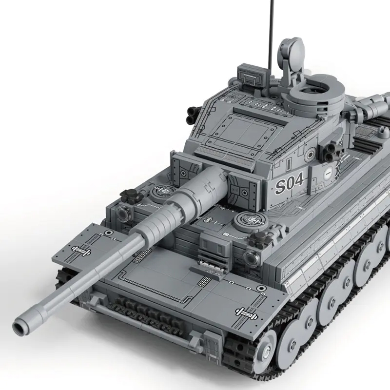 LWCK 90023 Flourishing Age Strengthen The Army Panzerkampfwagen Tiger Ausfuhrung E 2 - KAZI Block
