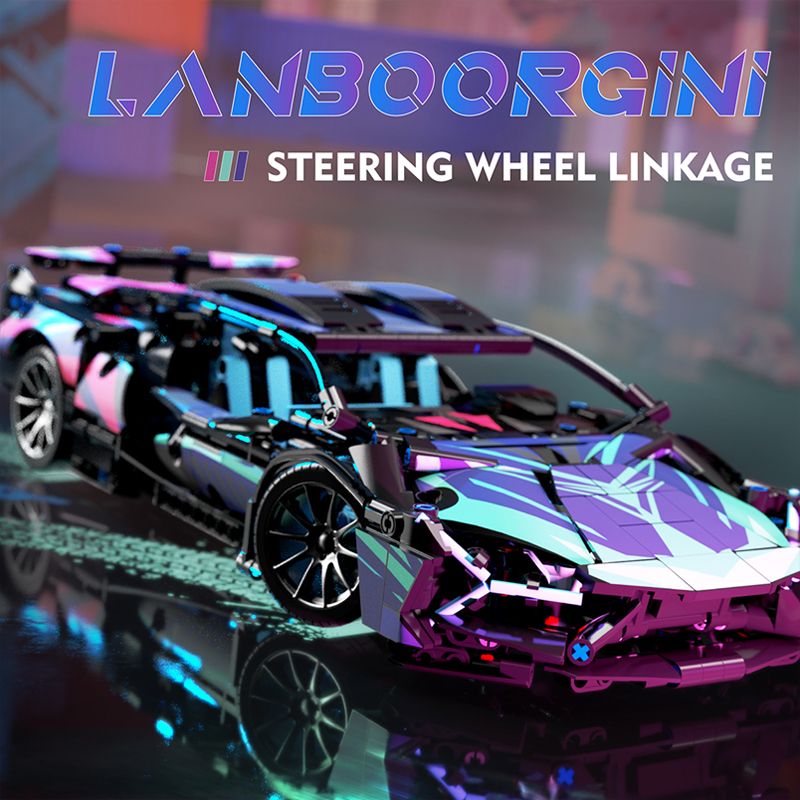 Custom 910 Cyberpunk Lamborghini 3 - KAZI Block