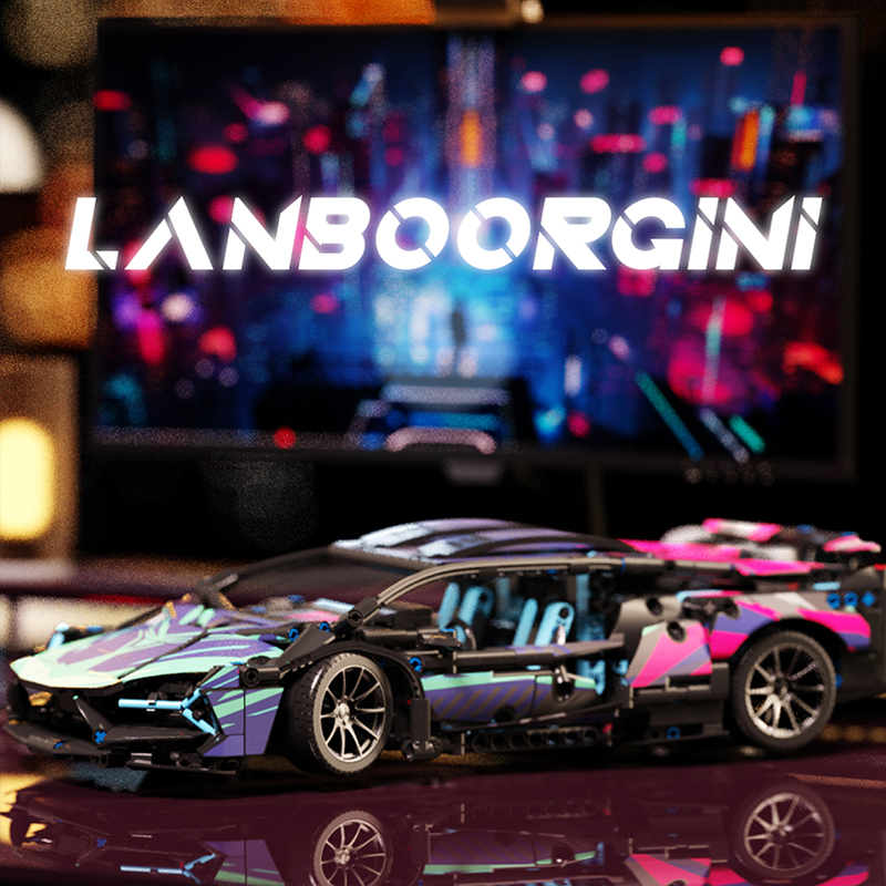 Custom 910 Cyberpunk Lamborghini 8 - KAZI Block