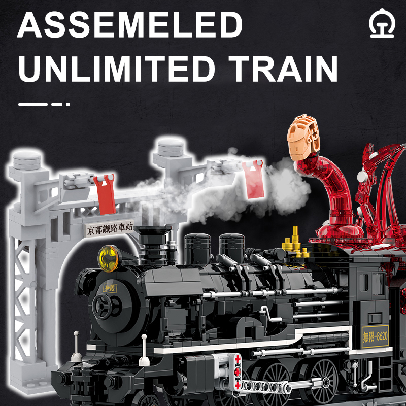 DK 80017 Assemeled Unlimited Train 1 - KAZI Block
