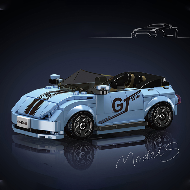 Mould King 27047 V.Beetle Speed Champions Racers Car 3 - KAZI Block