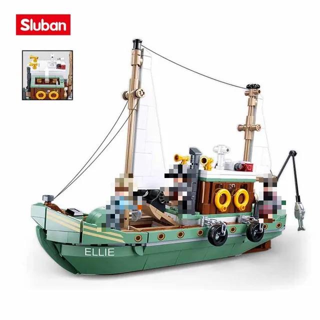 Sluban M38 B1119 Fishing Boat 2 - KAZI Block