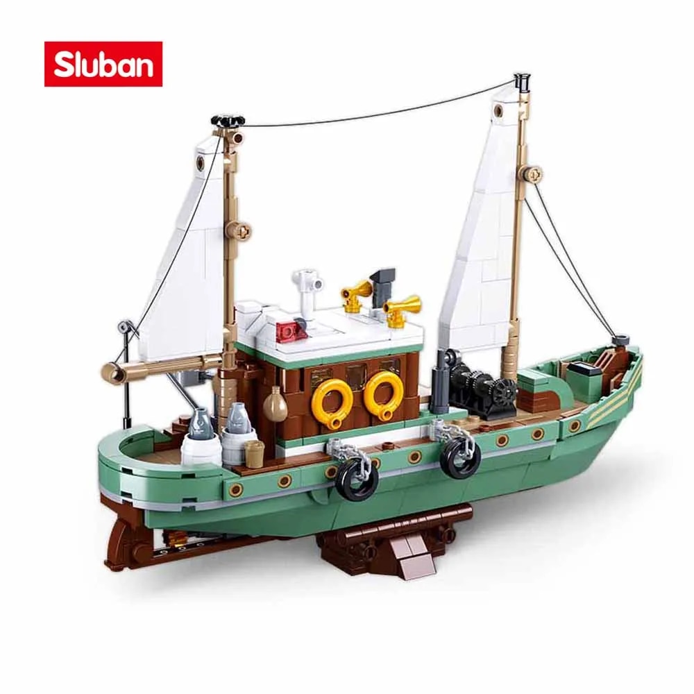 Sluban M38 B1119 Fishing Boat 3 - KAZI Block