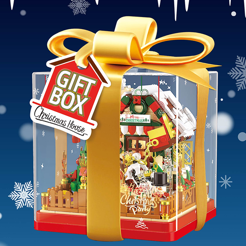 ZHEGAO 662023 Gift Box Christmas House 2 - KAZI Block