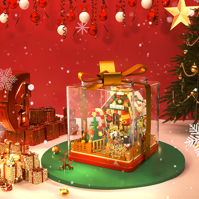 ZHEGAO 662023 Gift Box Christmas House 4 - KAZI Block