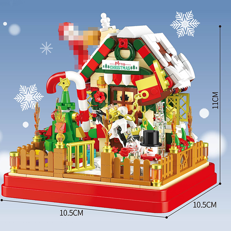 ZHEGAO 662023 Gift Box Christmas House 5 - KAZI Block