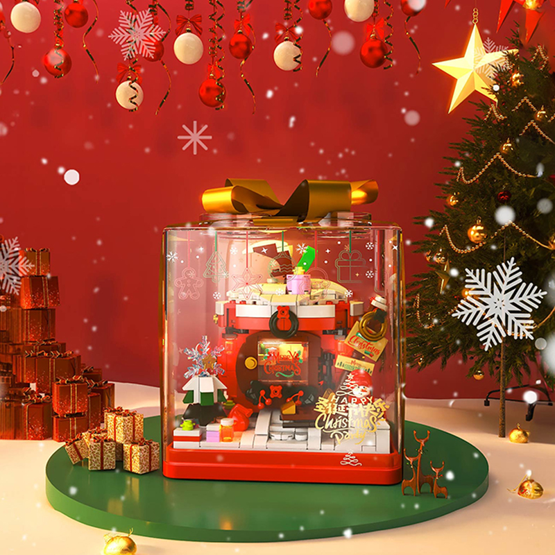ZHEGAO 662024 Gift Box Christmas House 2 - KAZI Block