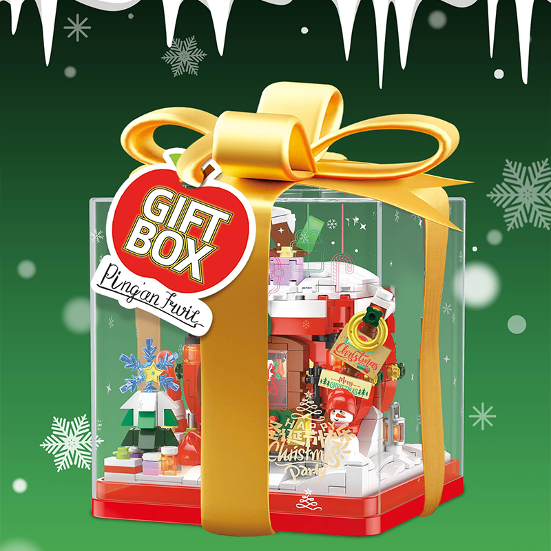 ZHEGAO 662024 Gift Box Christmas House 3 - KAZI Block