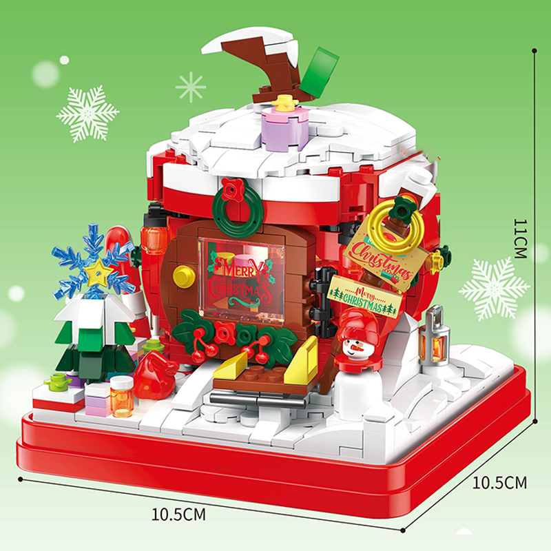 ZHEGAO 662024 Gift Box Christmas House 4 - KAZI Block