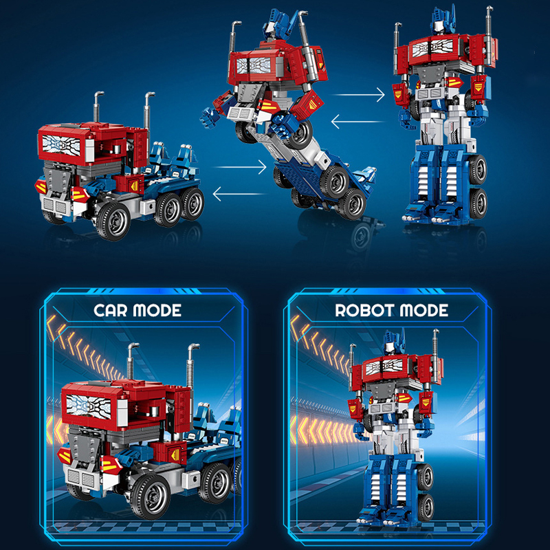 JIESTAR JJ9022 Transform Robot Optimus Prime 2IN1 4 - KAZI Block