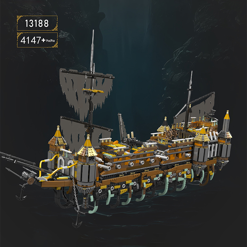 Mould King 13188 Mary Pirate Ship 1 - KAZI Block