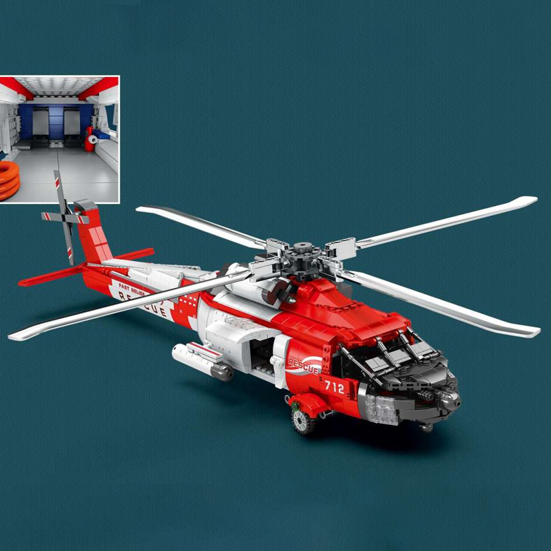 Reobrix 33026 HH 60J Rescue Aircraft 3 - KAZI Block