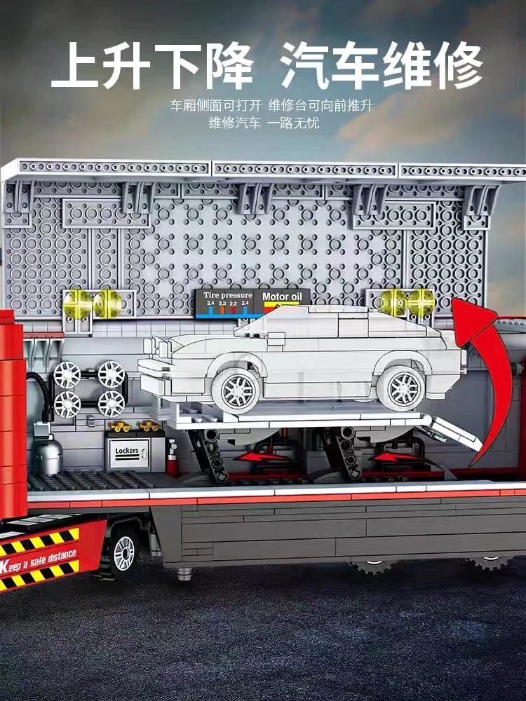 FORANGE FC1619 Racing Club Car Maintenance Truck 3 - KAZI Block