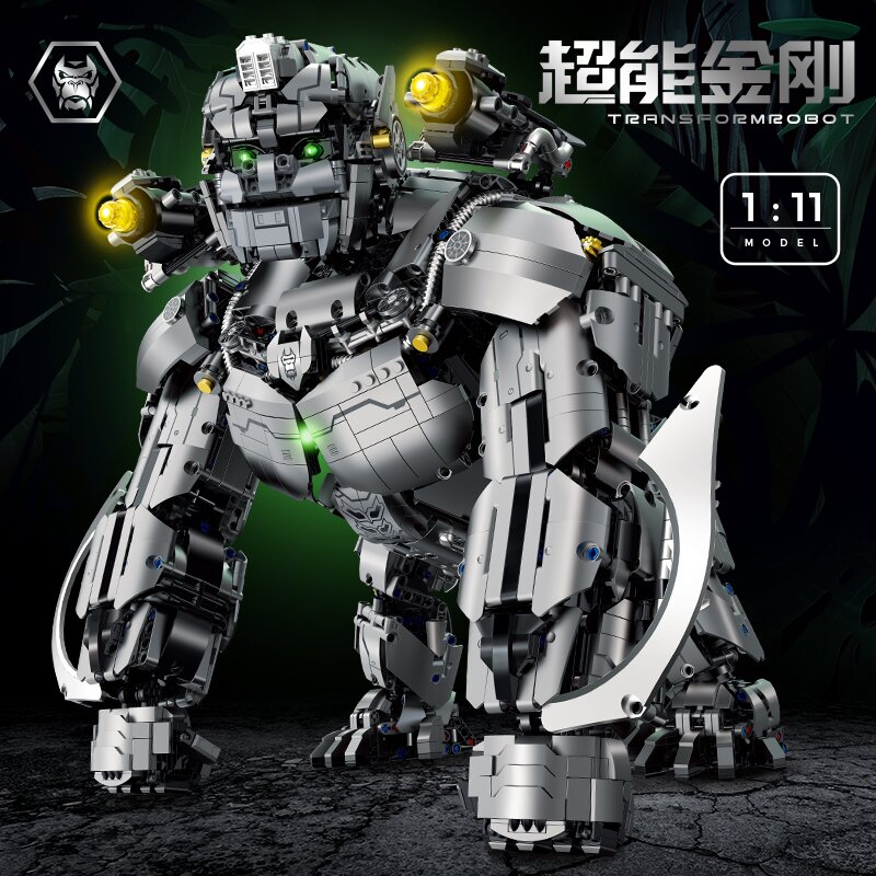 Guly 80501 Transform Robot Super King Kong 1 - KAZI Block