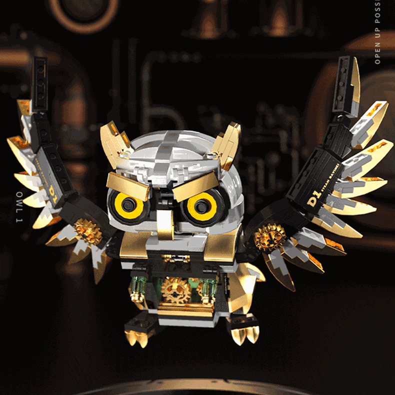 TUOMU T7003 Steam Davinci Owl 1 - KAZI Block