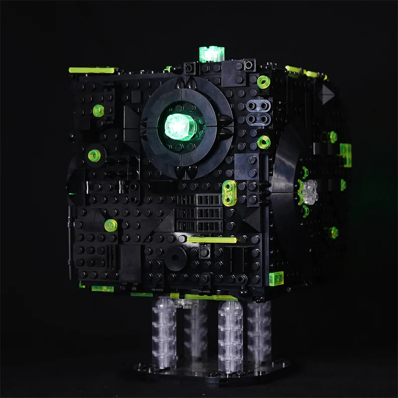 YOURBRICKS 60001 Star Trek Borg Cube with Lights 6 - KAZI Block