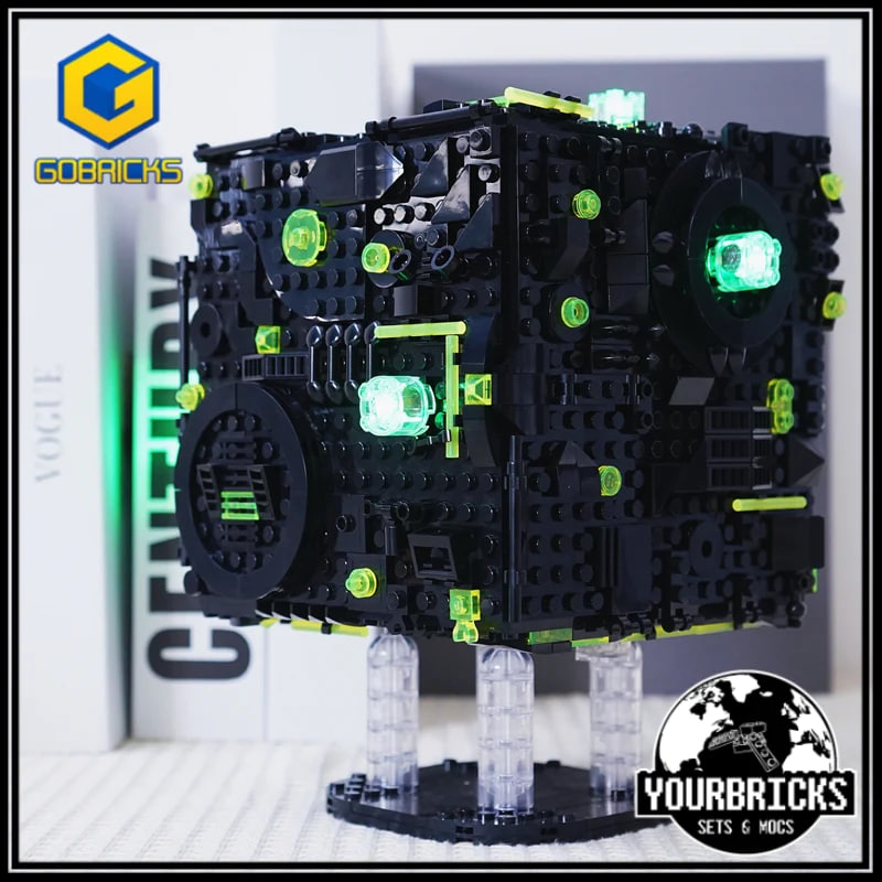 YOURBRICKS 60001 Star Trek Borg Cube with Lights 7 - KAZI Block