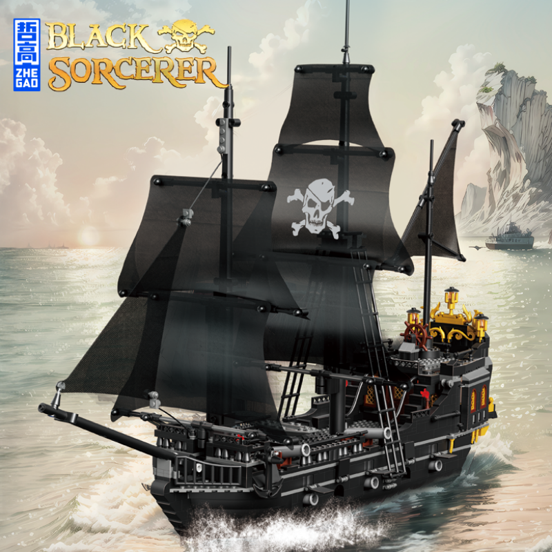 ZHEGAO 653000 Black Sorcerer Pirates 1 - KAZI Block