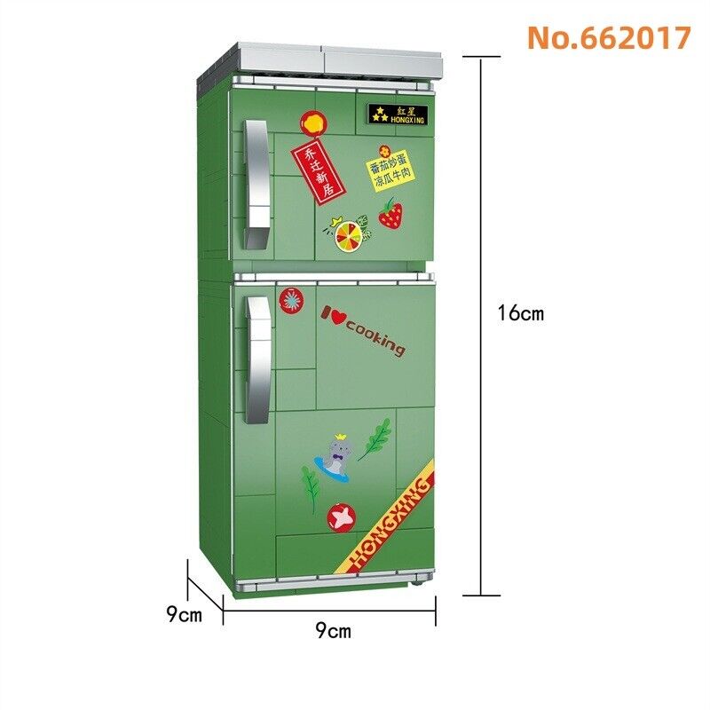ZHEGAO 662017 Back To The 1990s Refrigerator 2 - KAZI Block
