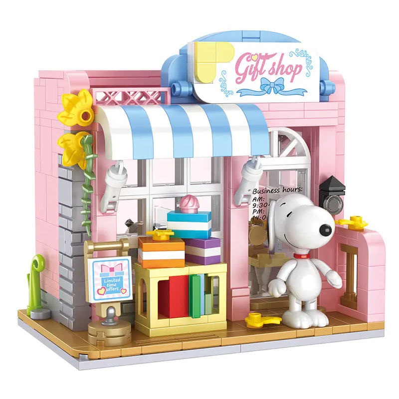 CACO S015 Peanuts Snoopy Gift Shop 2 - KAZI Block