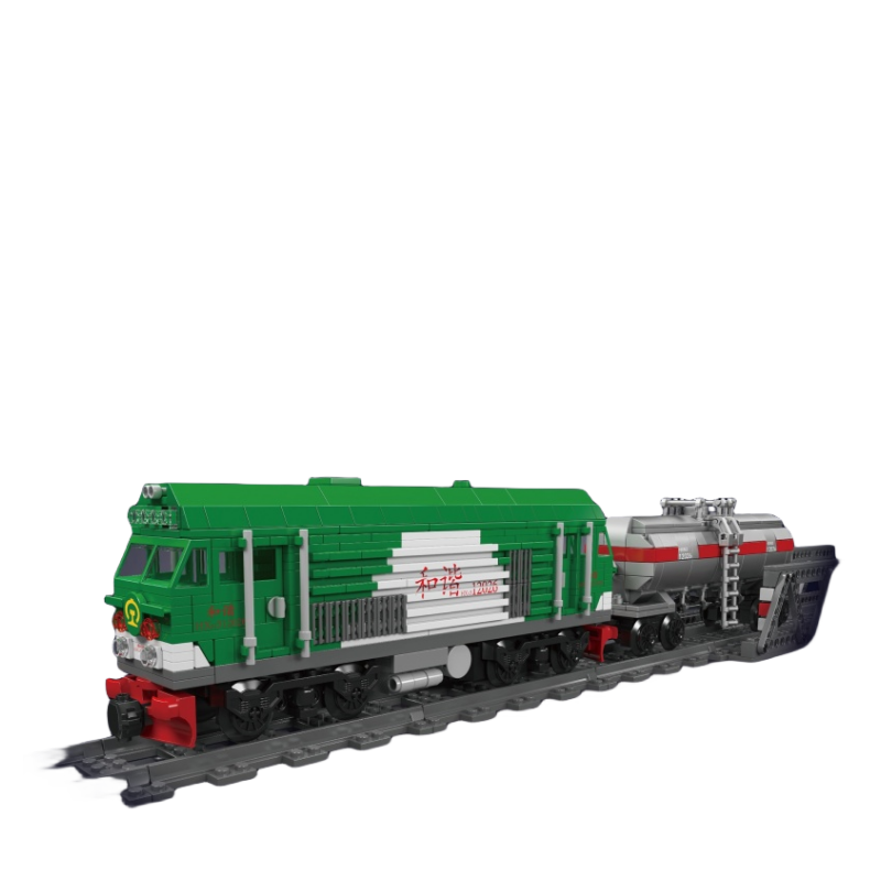 Mould King 12026 HXN 3 Diesel Locomotive With Motor 2 - KAZI Block