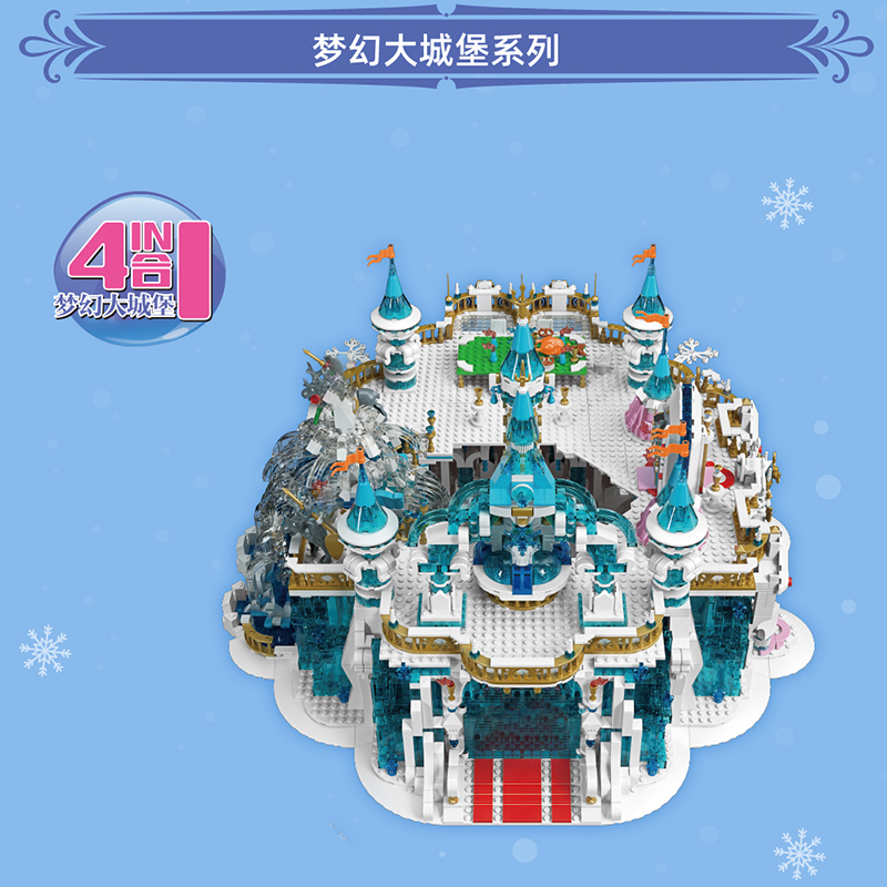 MouldKing 11008 Snow Palace 3 - KAZI Block