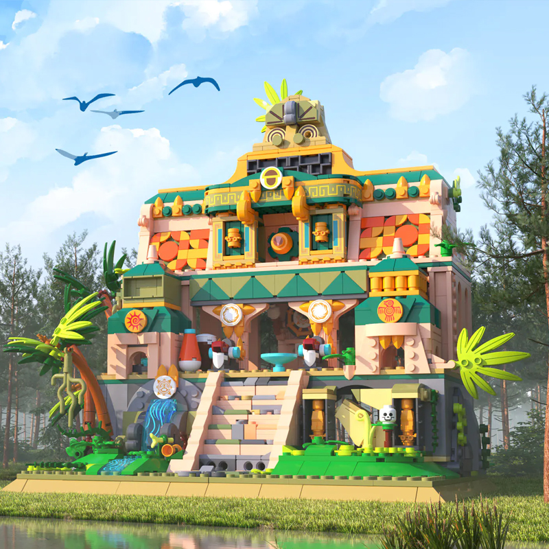 ZHEGAO-612022-The-Lost-Temple-5.jpg ZHEGAO 612022 The Lost Temple 5 - KAZI Block